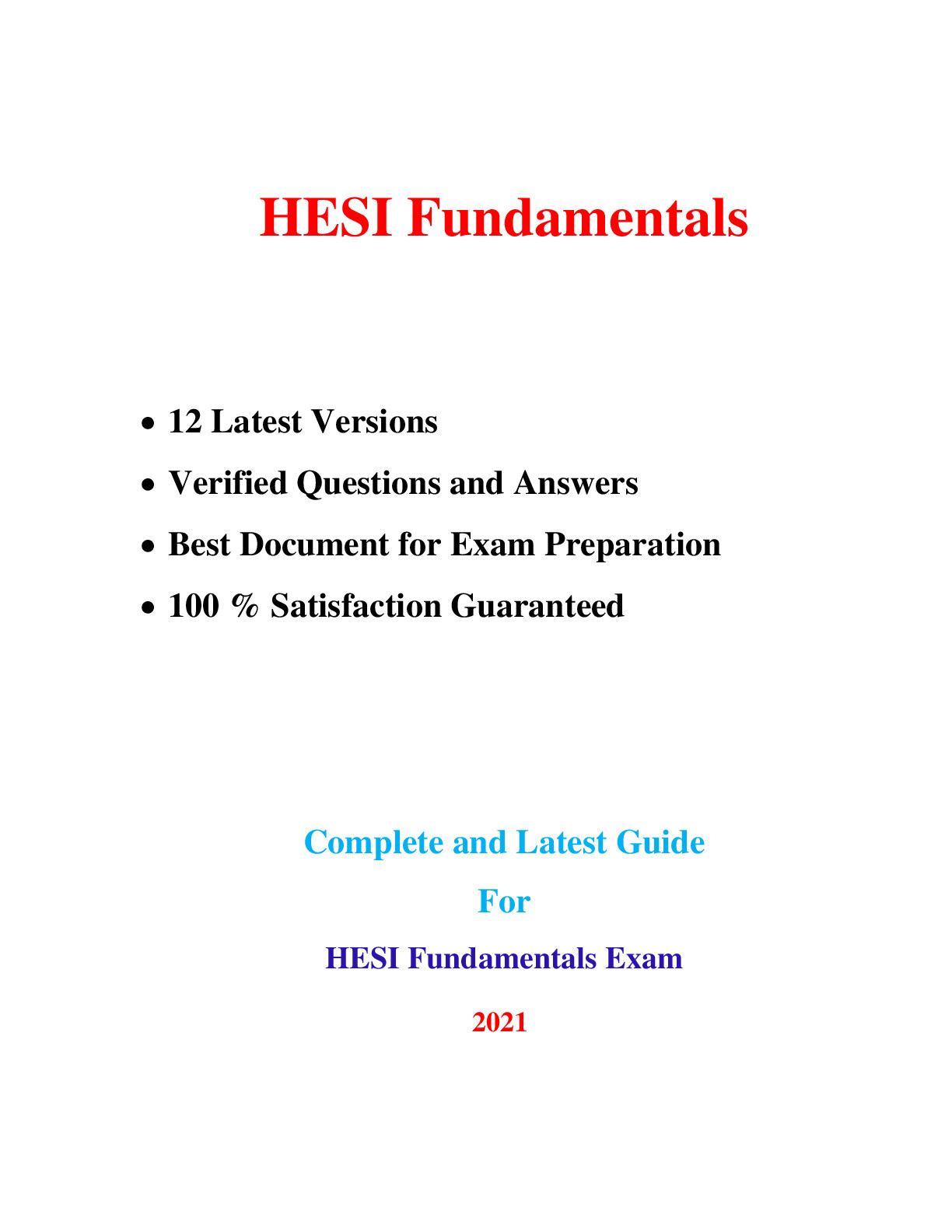 NURS 4357HESI-Fundamentals-1.